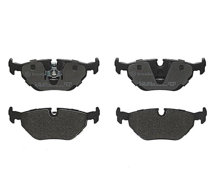 BMW Disc Brake Pad Set - Rear (Low-Met) 34216761253 - Brembo P06011